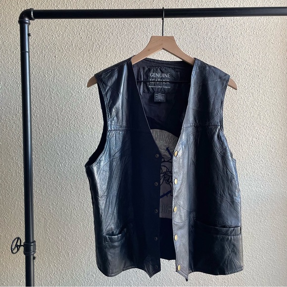 Leather vest - Picture 2 of 5